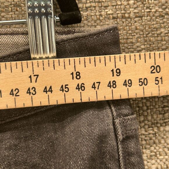 Volcom Jeans Mens 38 Black Vorta Slim Straight Medium Wash Classic Preppy - Picture 3 of 13